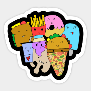 Food Doodle Sticker